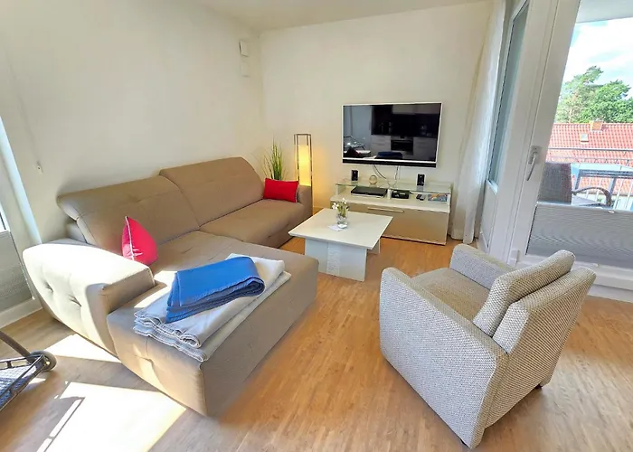 Strandvillen Binz - Ferienwohnung Mit 1 Schlafzimmer Und Balkon Dr-422