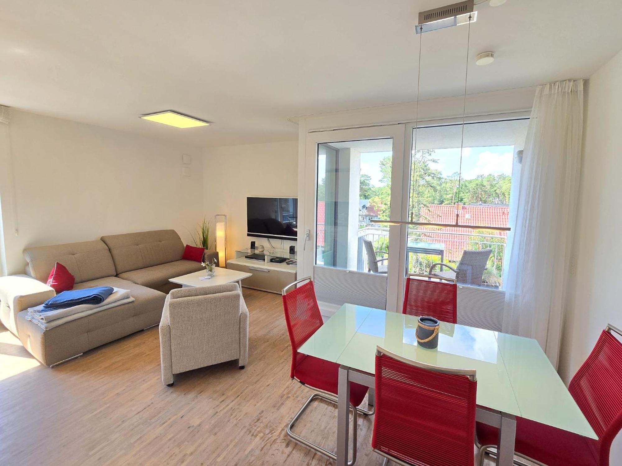 Strandvillen - Mit 1 Schlafzimmer Und Balkon Dr-422 Apartment